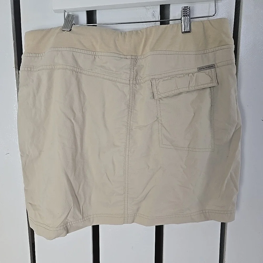 Royal Robbins Womens Jammer Skort L Beige Outdoors Hiking Travel‎ Sporty